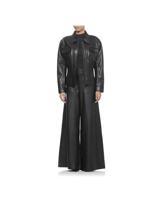 Norma Kamali Jeansjas in het Black