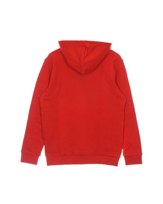 Adidas Leichter kapuzenpullover mit trefoil-logo in Red für Herren