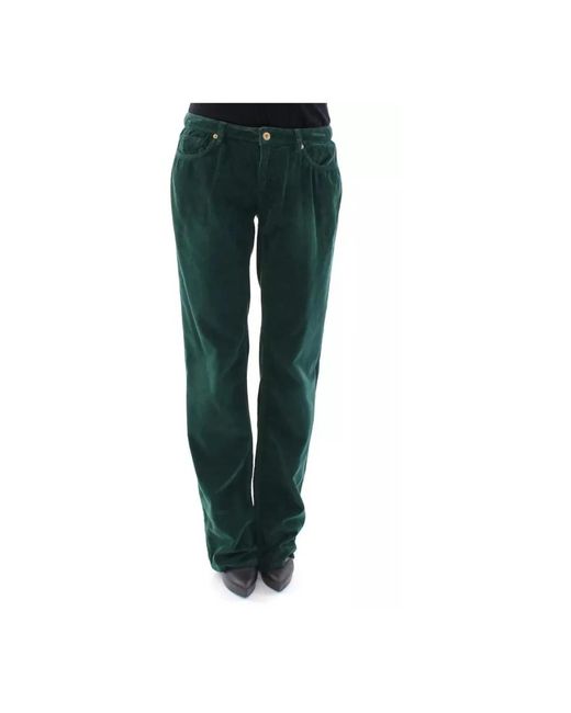 Dolce & Gabbana Green Straight Trousers