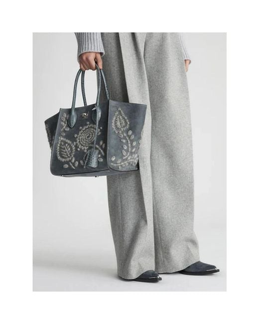 Tote Bags Ermanno Scervino de color Gray