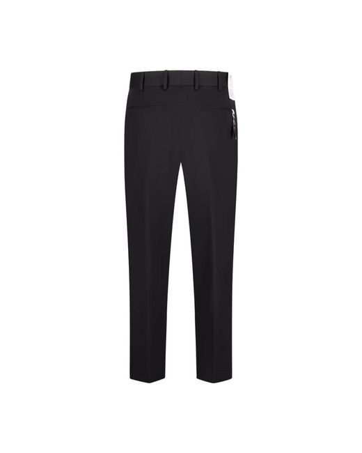 PT Torino Black Suit Trousers for men