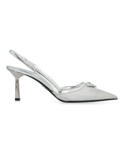 Prada White Pumps