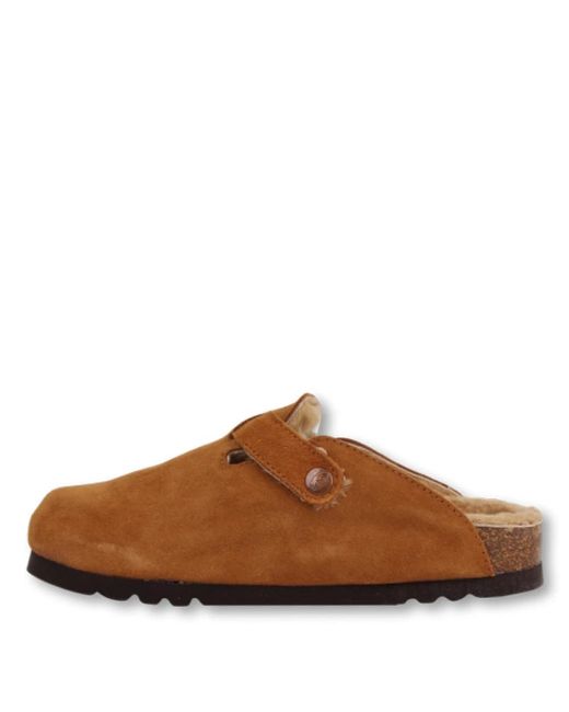 Scholl Brown Mules