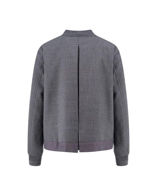 Semicouture Gray Bomber Jackets