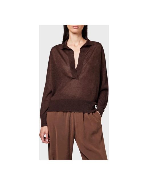 Alpha Studio Polo in het Brown