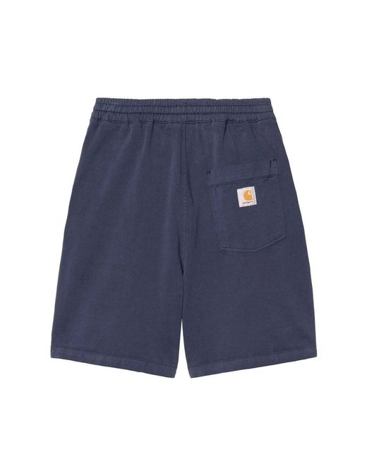 Carhartt Blaue Stretch-Twill Floyde Shorts in Blue für Herren