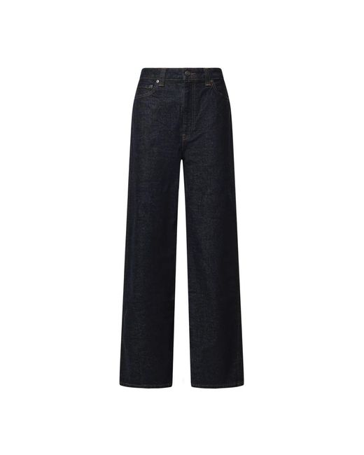Khaite Blue Wide Jeans
