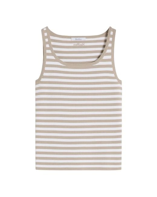 Max Mara Gray Sleeveless Tops