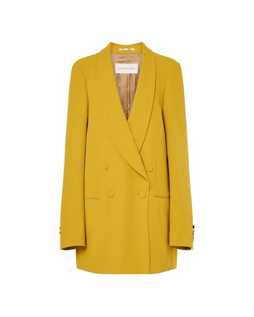 Dries Van Noten Yellow Blazers