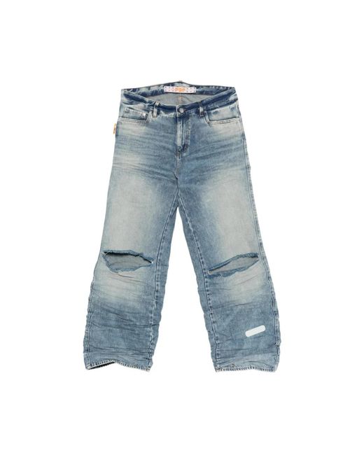 PDF Blue Wide Jeans for men