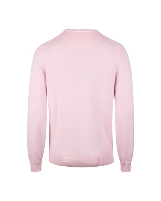Stenstroms Pink Round-Neck Knitwear for men