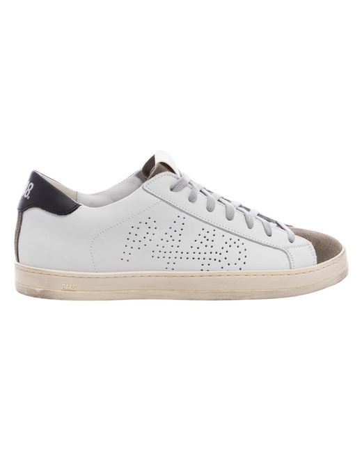 P448 White Sneakers for men