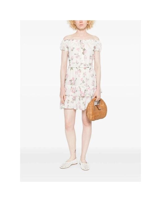 Ermanno Scervino White Short Dresses