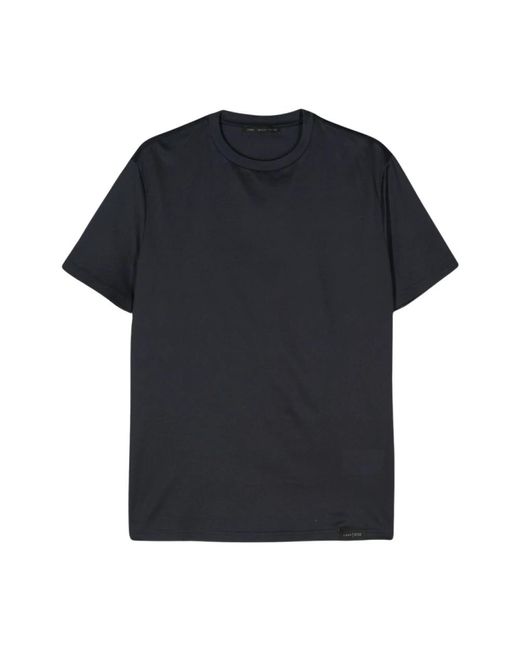 Low Brand Basic jersey t-shirt für männer in Black für Herren