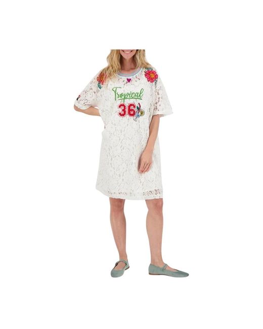 ME 369 White Short Dresses