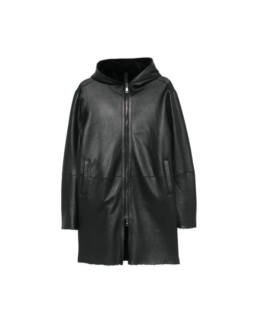 Tagliatore Black Leather Jackets for men