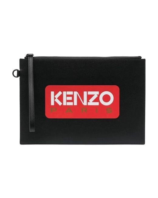 KENZO Red Clutches for men