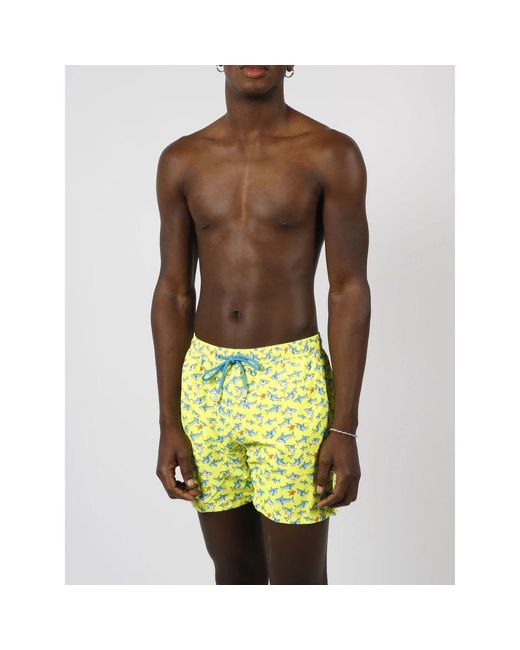 Mc2 Saint Barth Yellow Beachwear for men