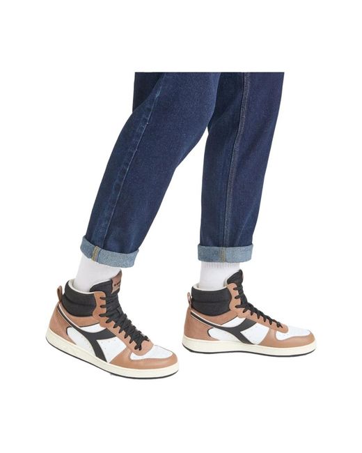 Diadora Brown Sneakers for men