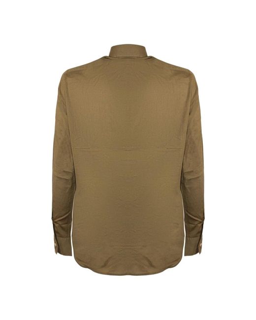 Fedeli Green Casual Shirts for men