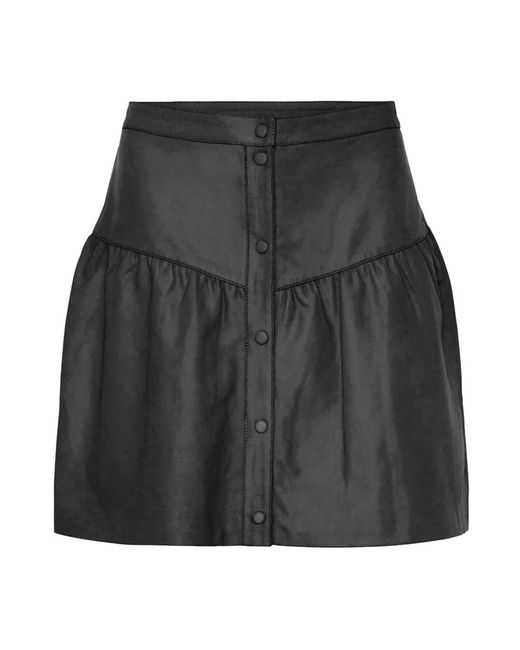 Notyz Black Leather Skirts