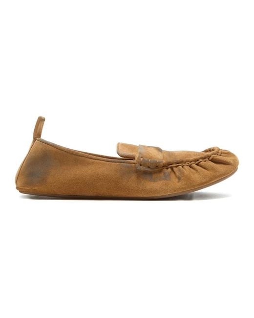 Acne Brown Loafers
