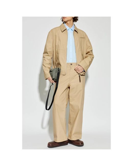 Moschino Natural Wide Trousers for men