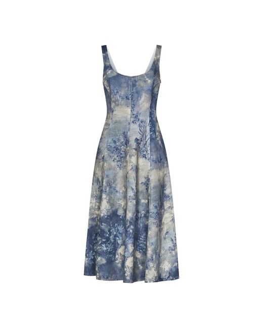 Ralph Lauren Blue Midi Dresses