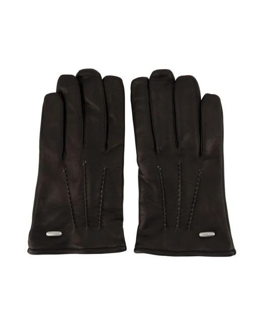 Our Legacy Accessoires ,Zwart ,Zwarte Leren Handschoenen in het Black