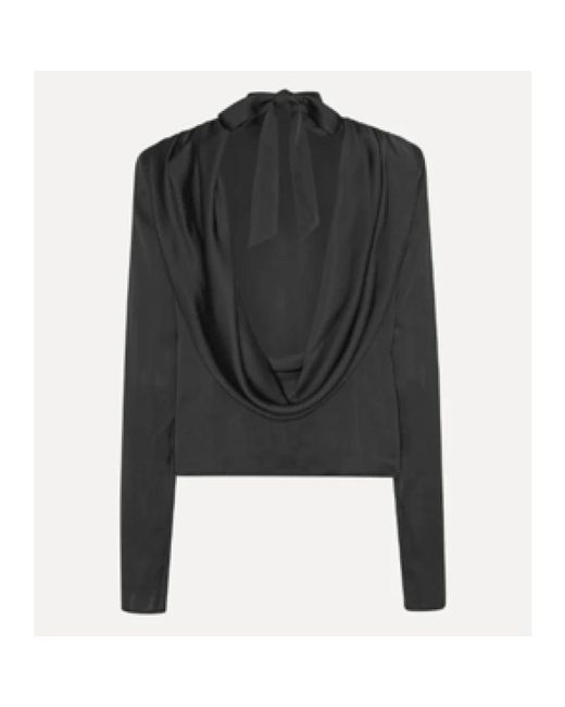 ROTATE BIRGER CHRISTENSEN Black Blouses