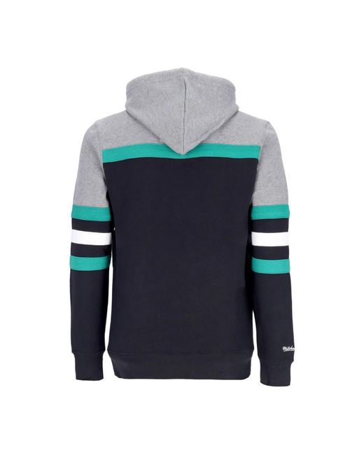 Mitchell & Ness Hoodies & Sweatvesten ,Veelkleurig ,Katoen Boston Celtics Nba Hoodie Zwart in het Blue voor heren