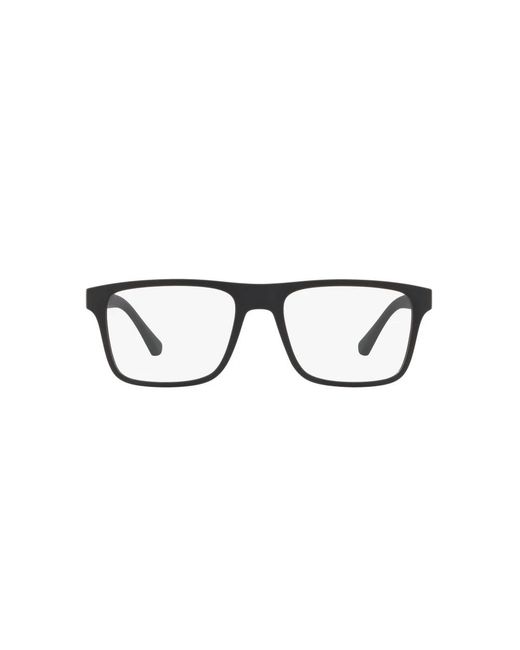 Emporio Armani Brown Glasses for men