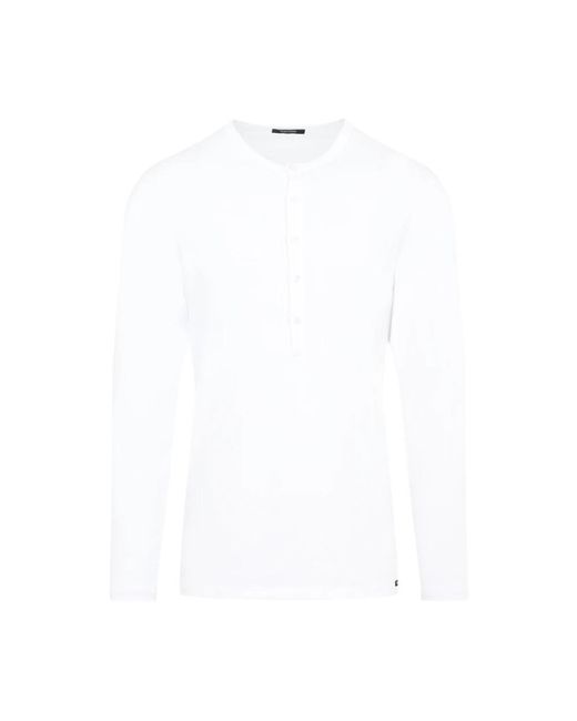 Long Sleeve Tops di Tom Ford in White da Uomo