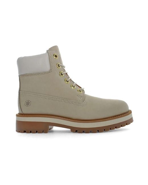Lumberjack Gray Lace-Up Boots