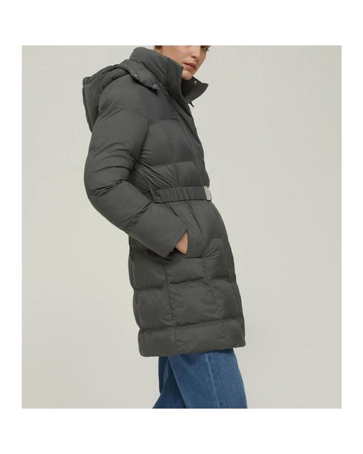 Pennyblack Jassen ,Grijs ,Leer Parka's in het Gray