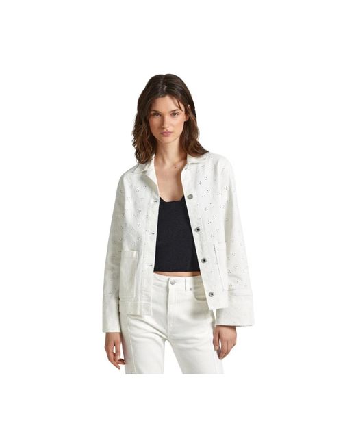 Jackets > light jackets Pepe Jeans en coloris White