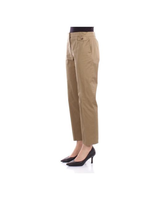 Liu Jo Natural Cropped Trousers