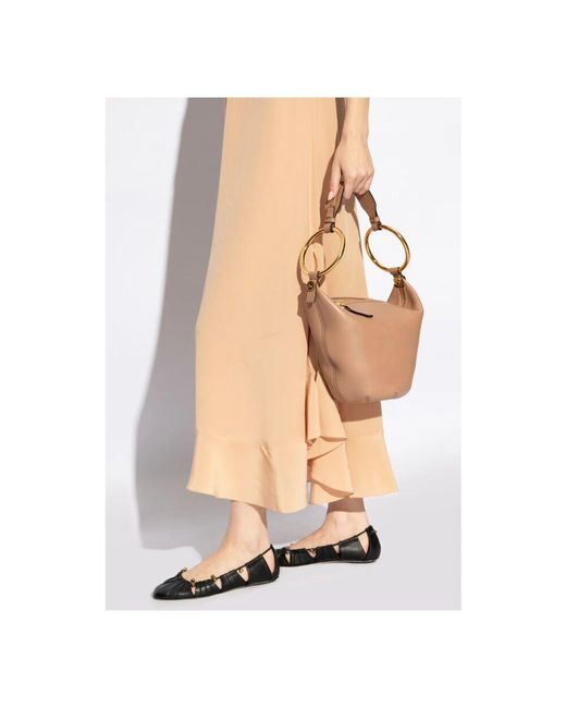 Chloé Brown Schultertasche armband klein