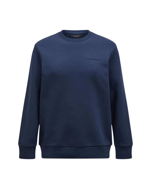 Sweatshirts Peak Performance de hombre de color Blue