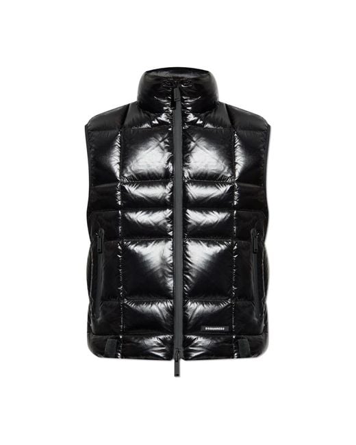 DSquared² Black Waistcoats for men