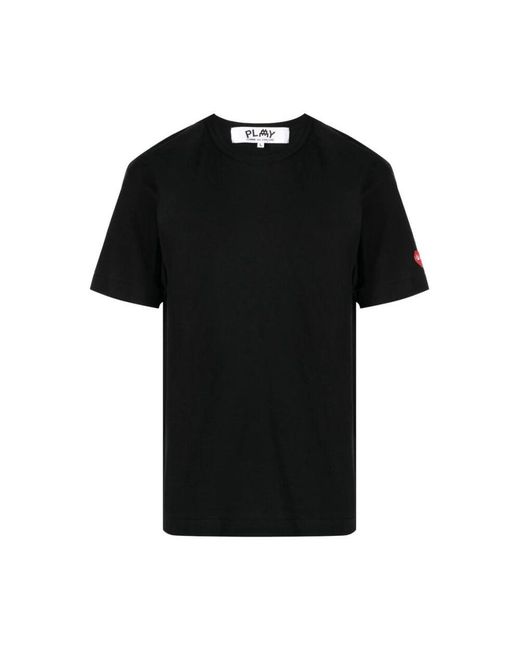 COMME DES GARÇONS PLAY Black T-Shirts for men