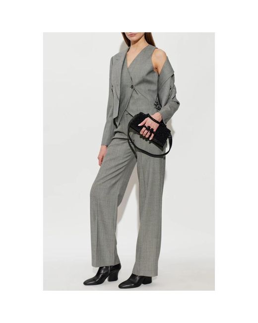 McQueen Gray Wollweste