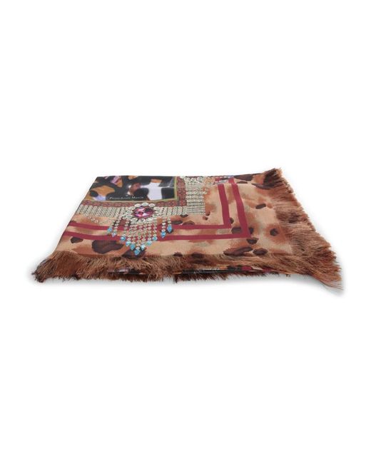 Pierre Louis Mascia Pink Silk Scarves