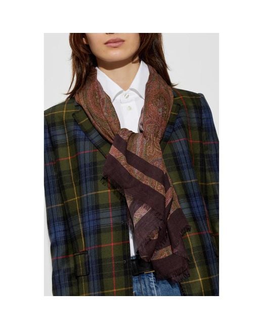 Etro Brown Scarves