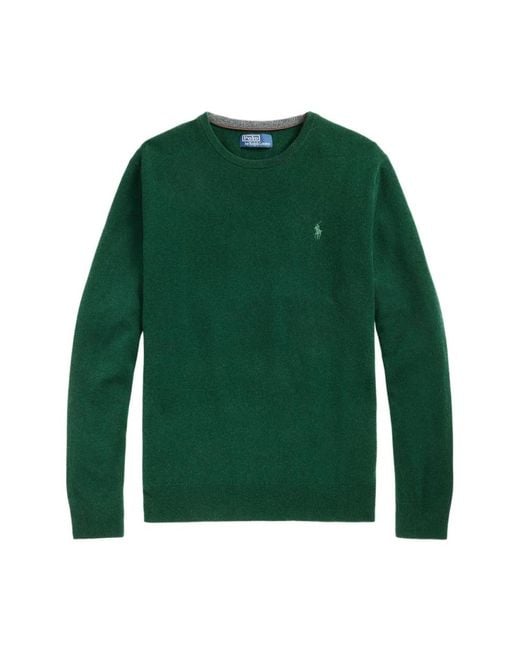 Polo Ralph Lauren Green Round-Neck Knitwear for men