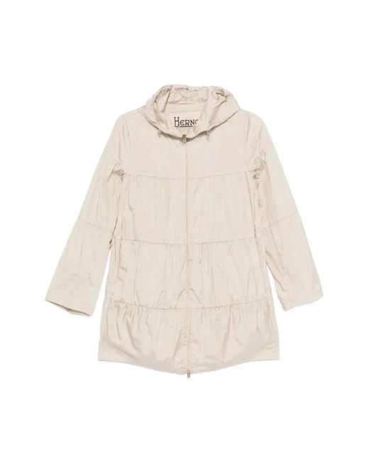 Herno Chantilly Polyamide Parka in het White