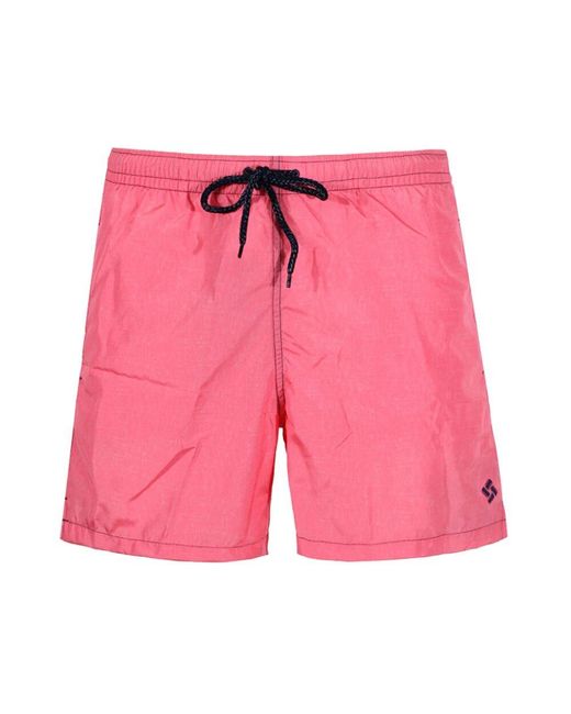 Drumohr Fuchsia Meer Kleidung Elastische Taille Shorts in Pink für Herren