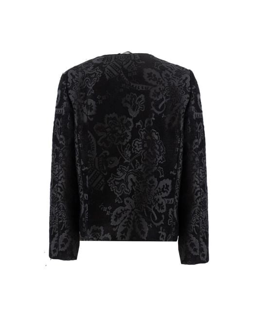 Etro Black Light Jackets