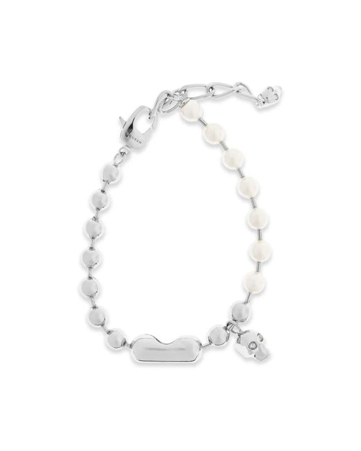 McQueen White Bracelets for men