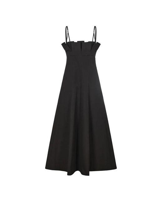 Midi Dresses Philosophy Di Lorenzo Serafini de color Black